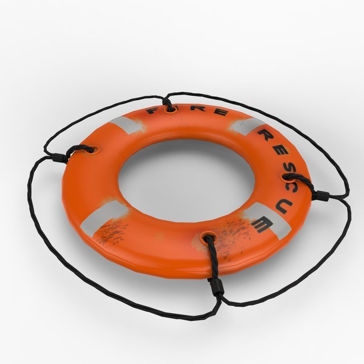 Life Preserver 3D Model .max .obj .3ds .c4d .lwo .lw .lws .ma .mb