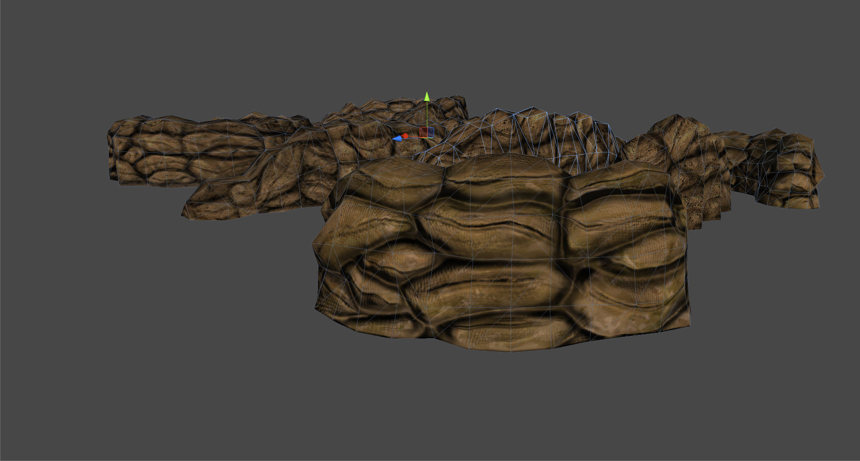 Sandbags Covers Low-poly 3D model_4