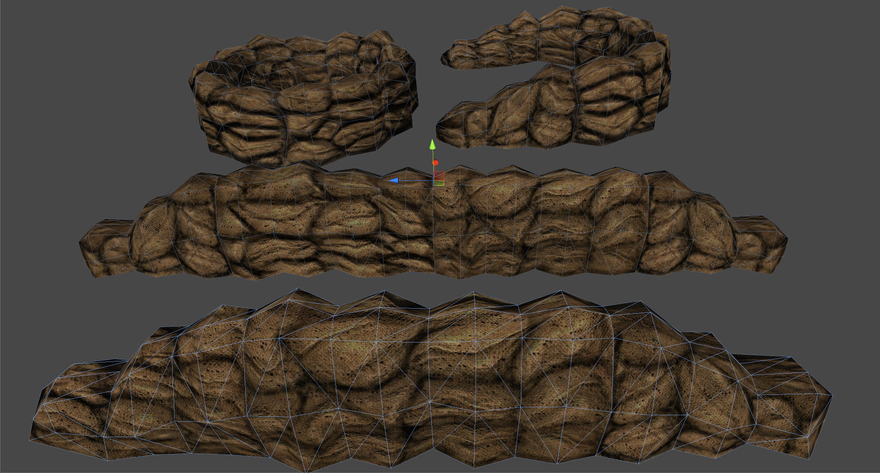 Sandbags Covers Low-poly 3D model_7