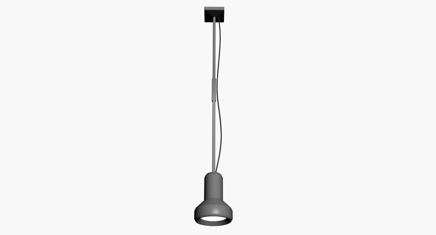 Hanging Factory Light Free low-poly 3D model