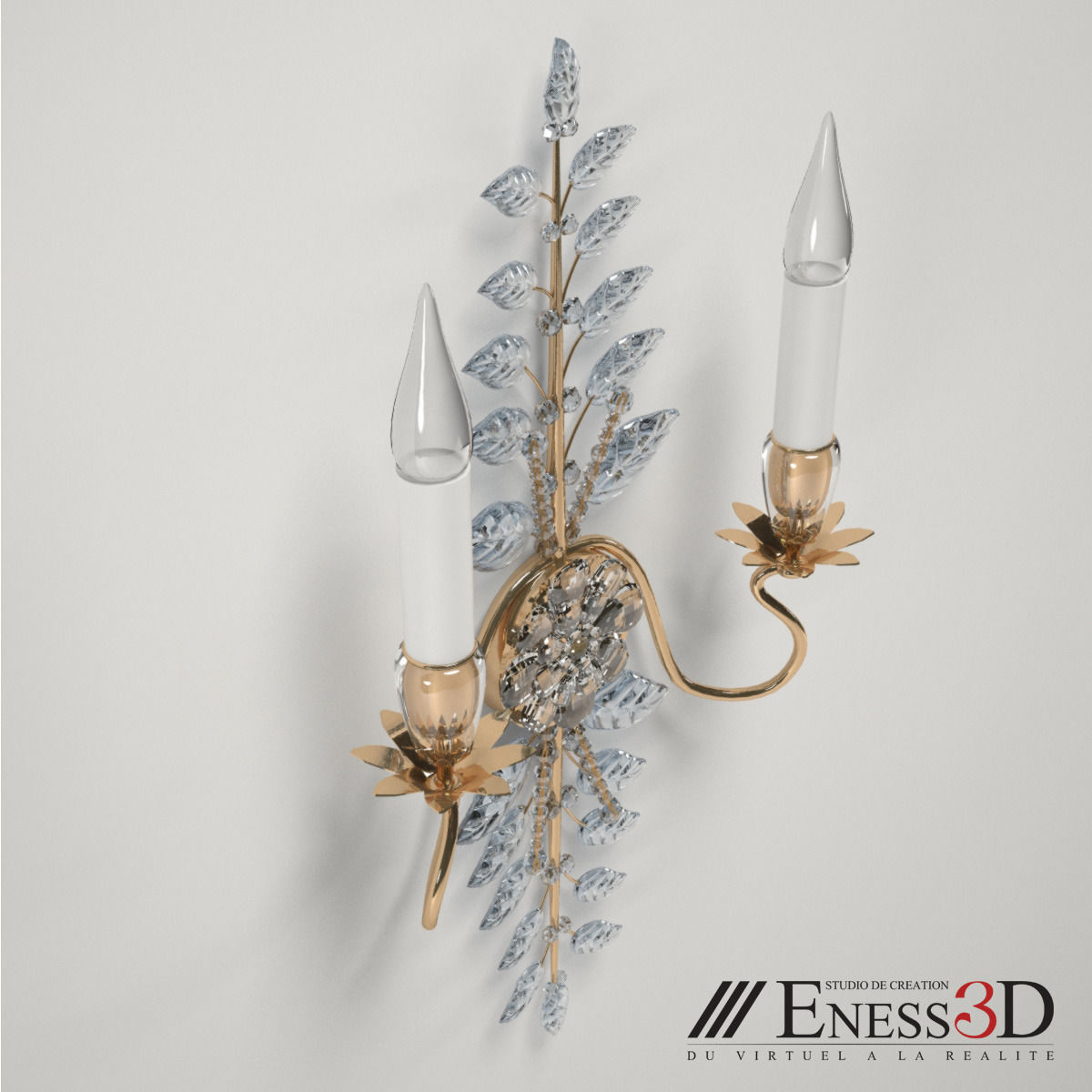 Pro - Bagues 11169 Wall Lamp 3D model_4