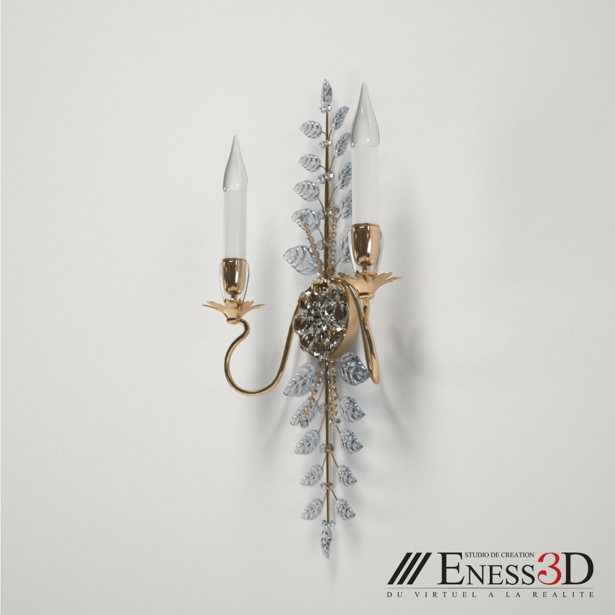 Pro - Bagues 11169 Wall Lamp 3D model_3