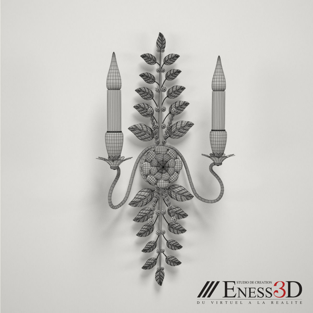 Pro - Bagues 11169 Wall Lamp 3D model_1