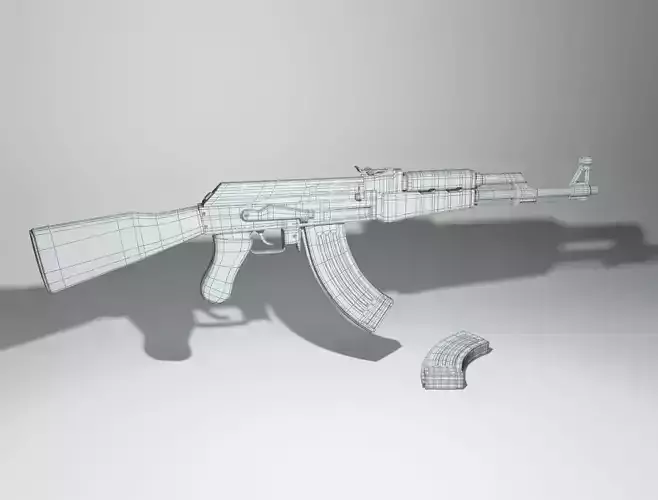 Ak-47 rifle