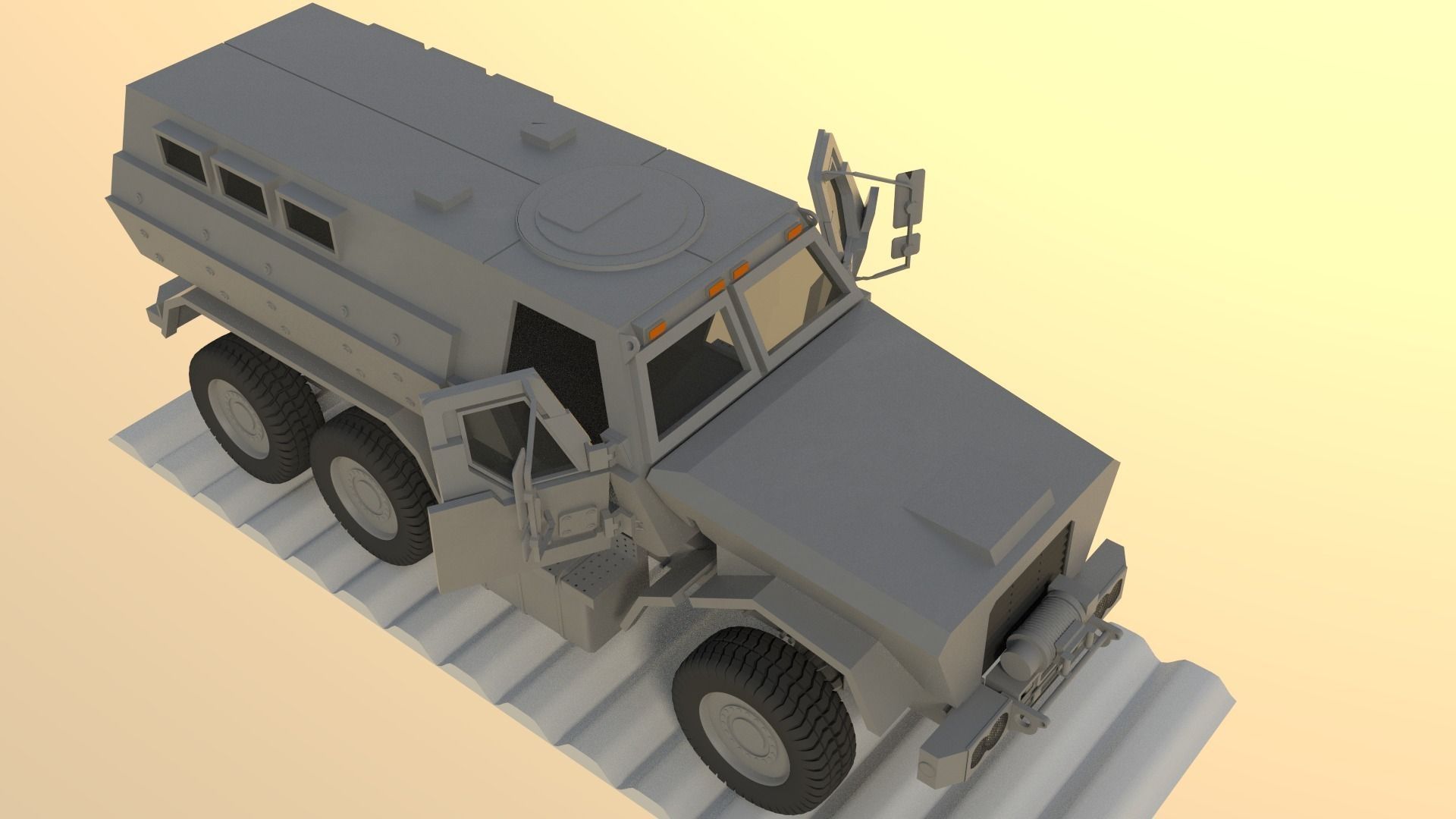 caiman mrap 3D model_5