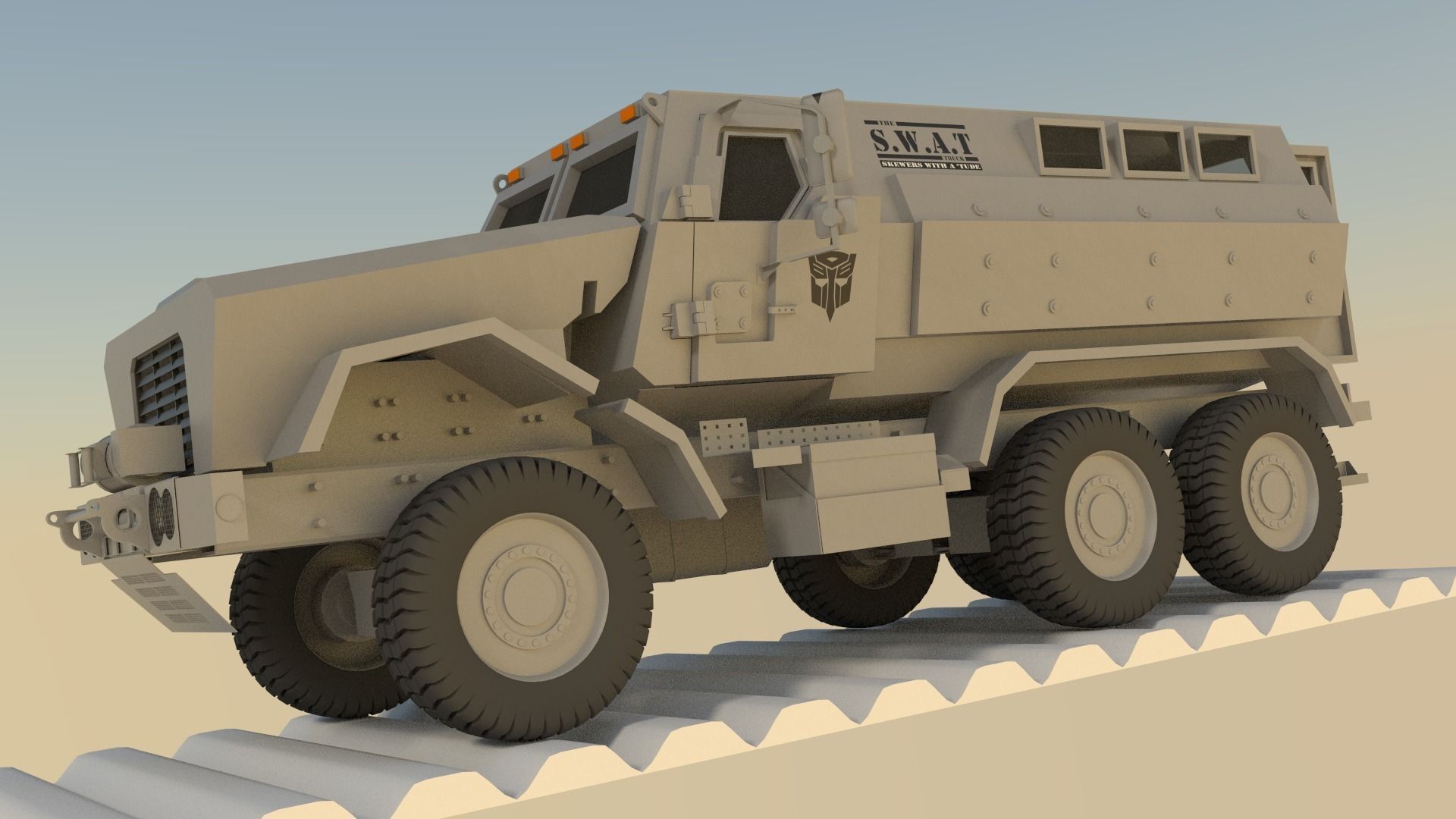 caiman mrap 3D model_3