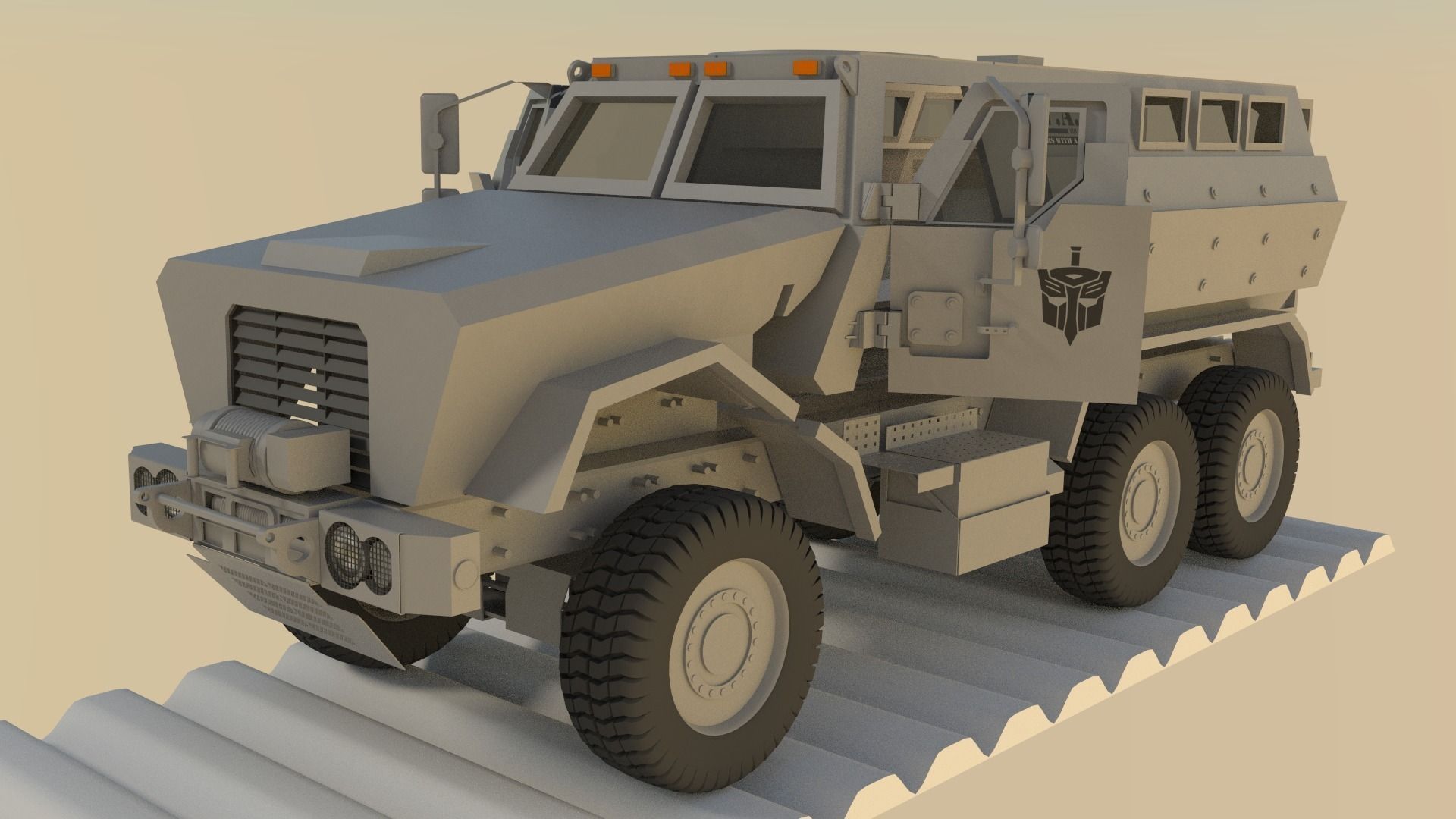 caiman mrap 3D model_0