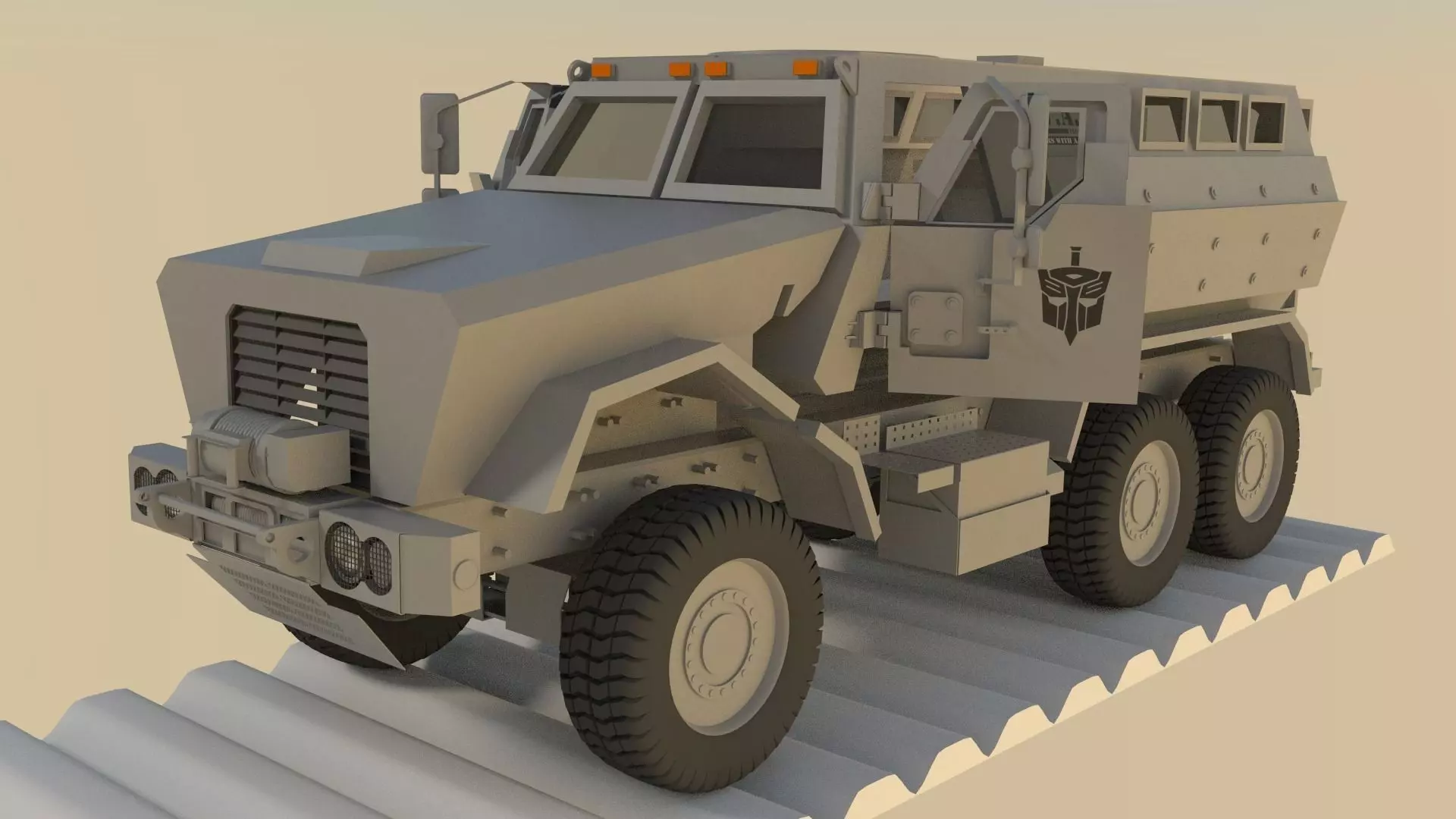 caiman mrap 3D model