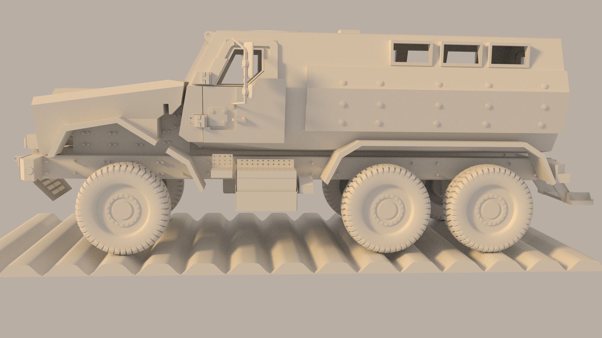 caiman mrap 3D model_8