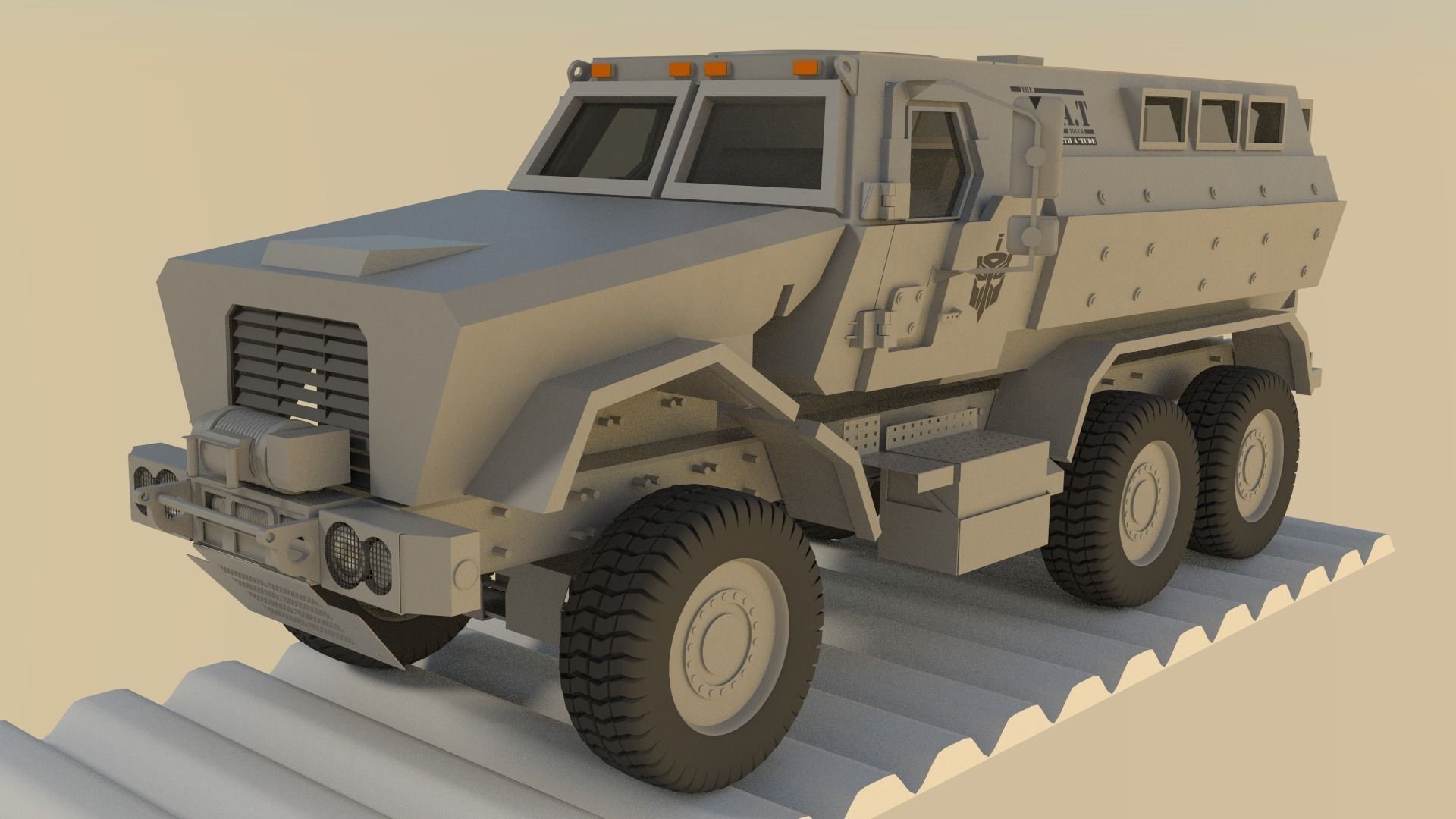 caiman mrap 3D model_1