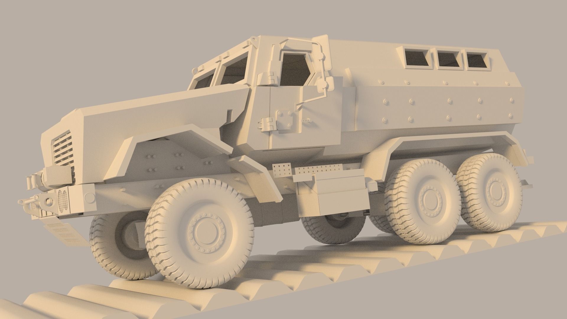 caiman mrap 3D model_9