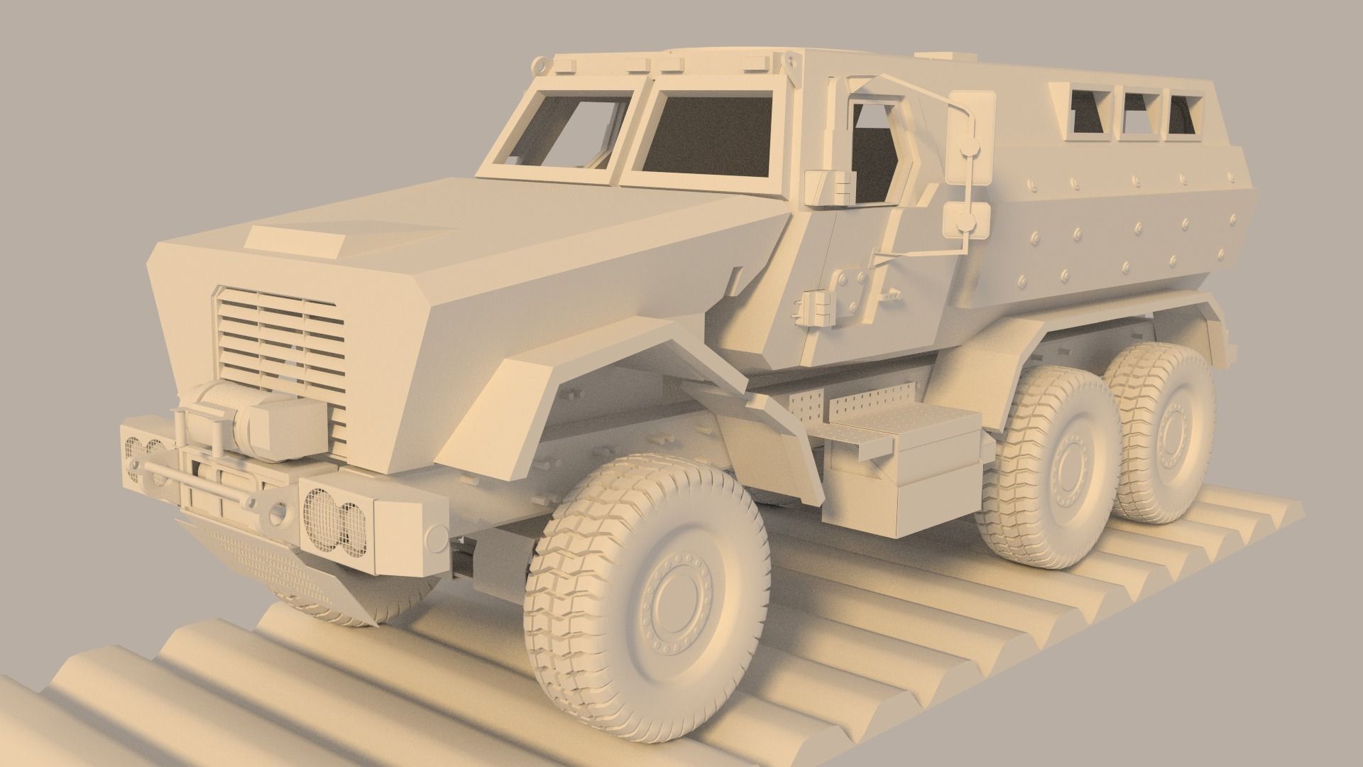 caiman mrap 3D model_7