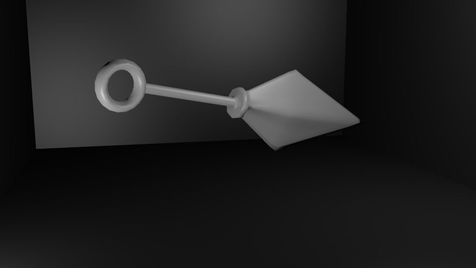 Ninja Kunai 3D model_2