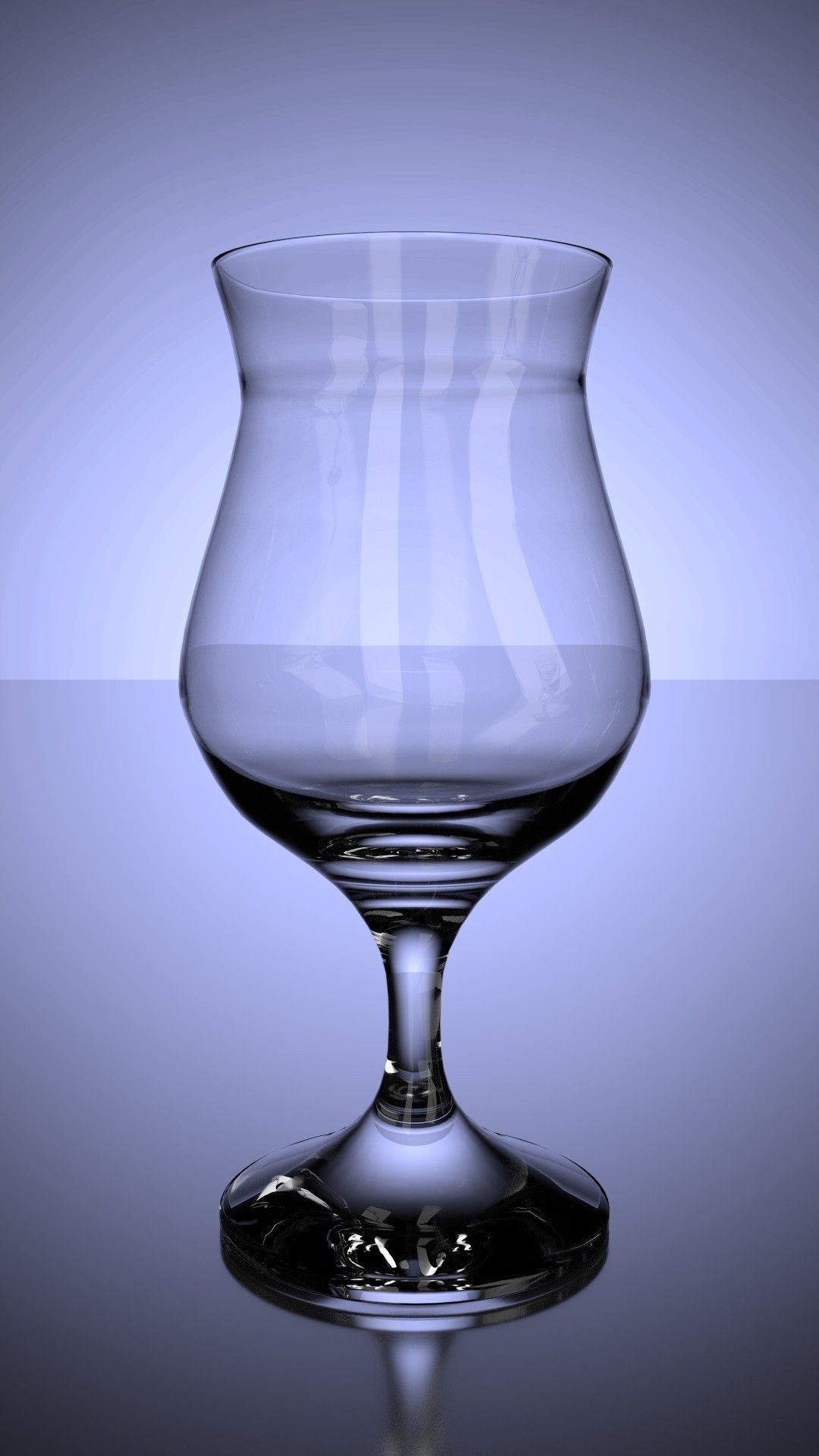 Liquor Set wine glass 3D model_3