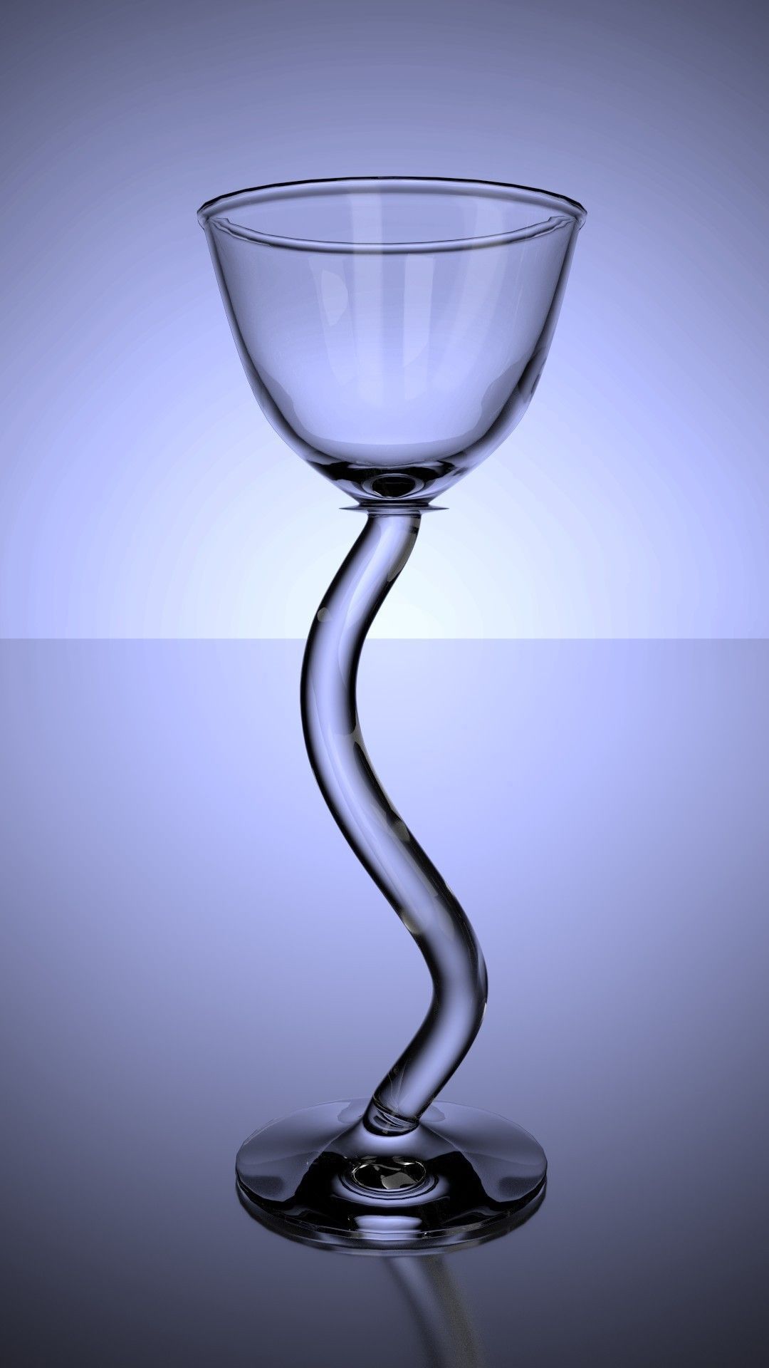 Liquor Set wine glass 3D model_5