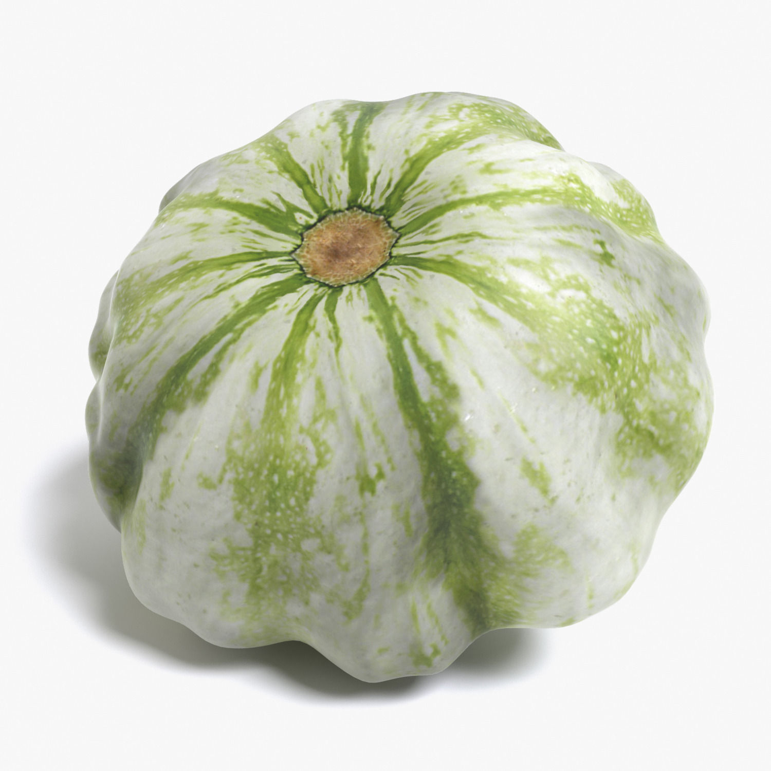 Squash pumpkin 3D model_3
