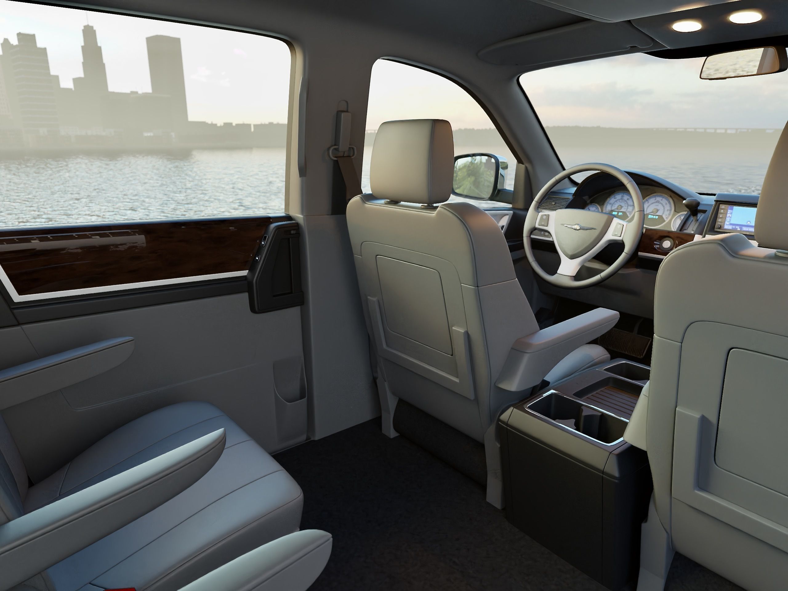 Chrysler Grand Voyager 2010 3D model_11