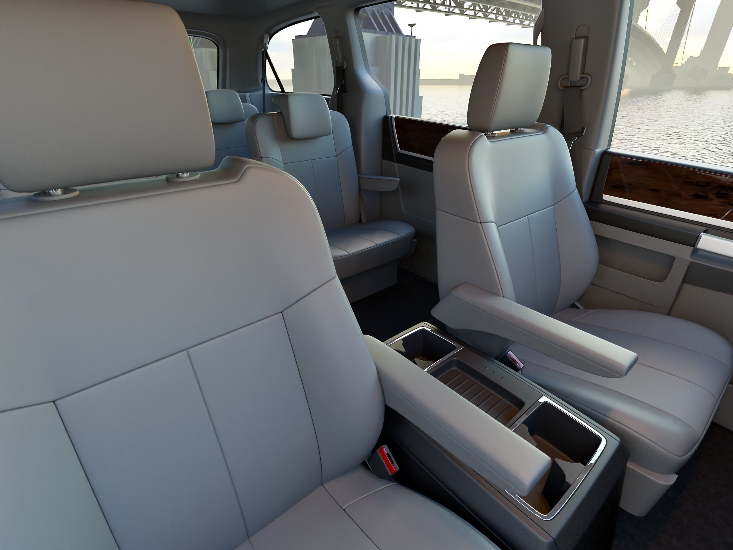 Chrysler Grand Voyager 2010 3D model_10