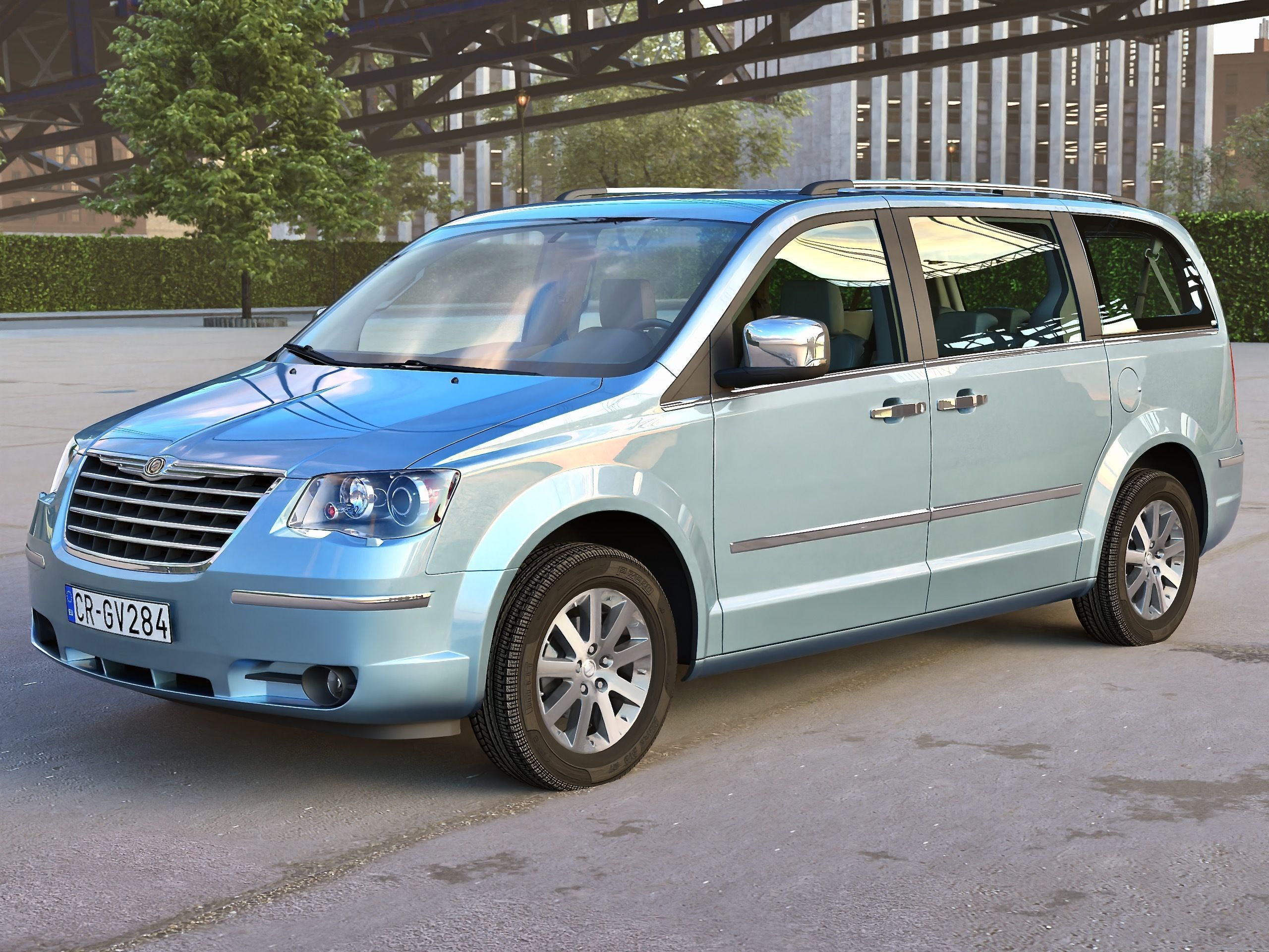 Chrysler Grand Voyager 2010 3D model_5