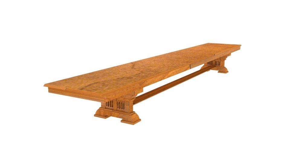 Gothic Table Free 3D model_0