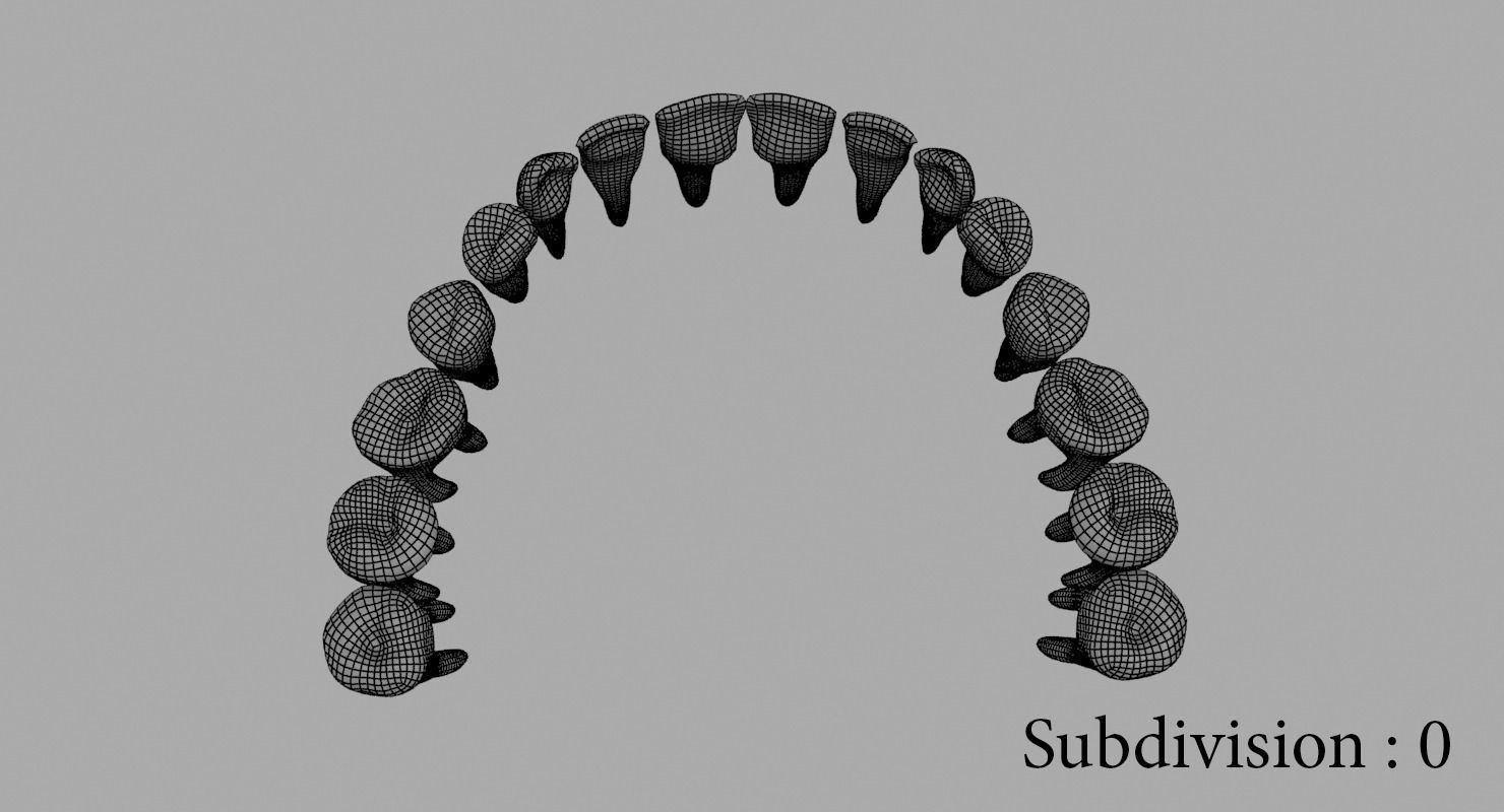 Teeth mouth with 3D model_27