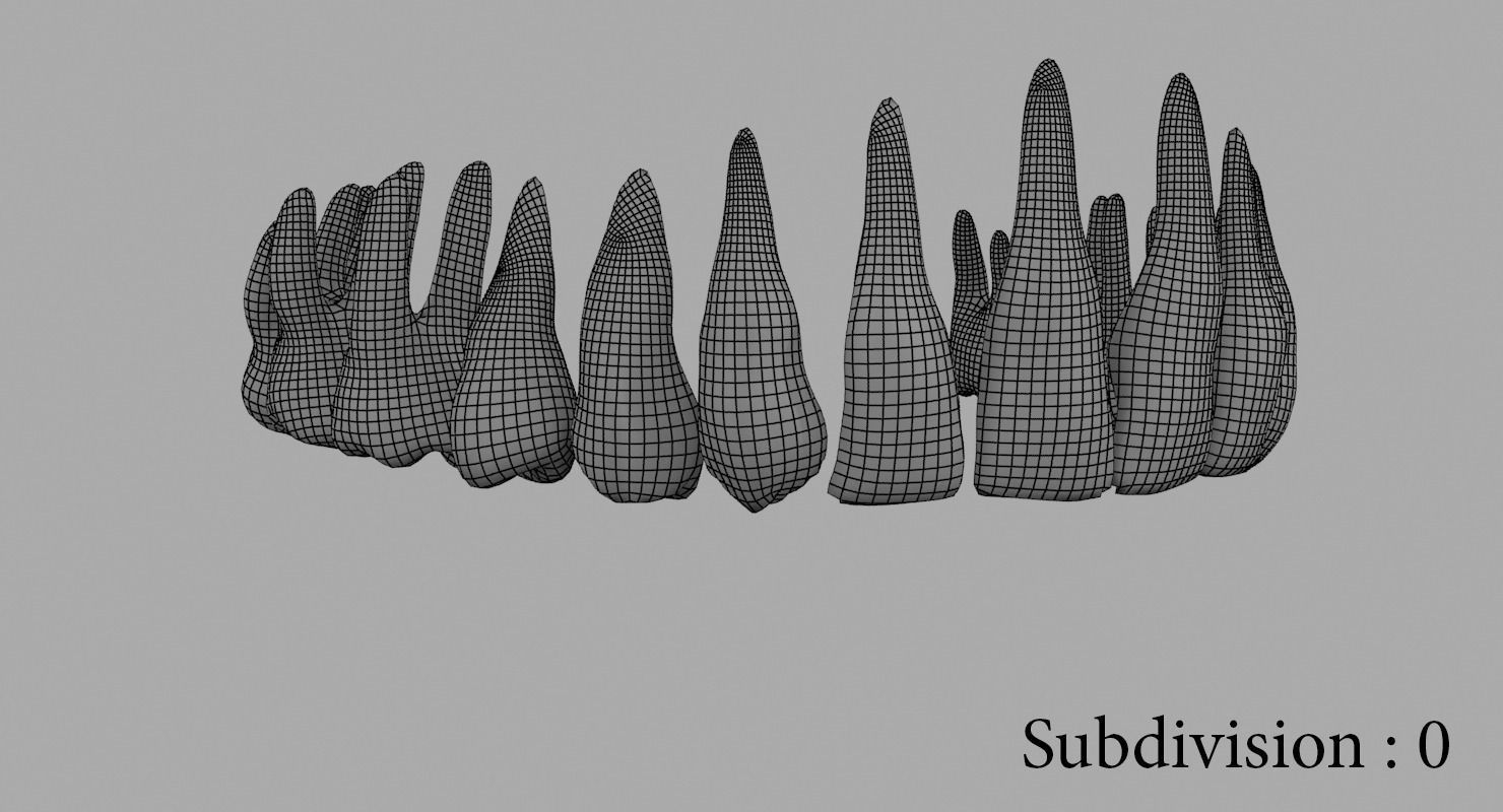 Teeth mouth with 3D model_25