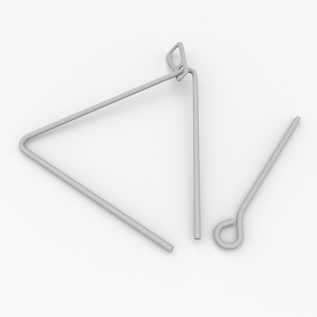 Triangle Instrument 3D model_3