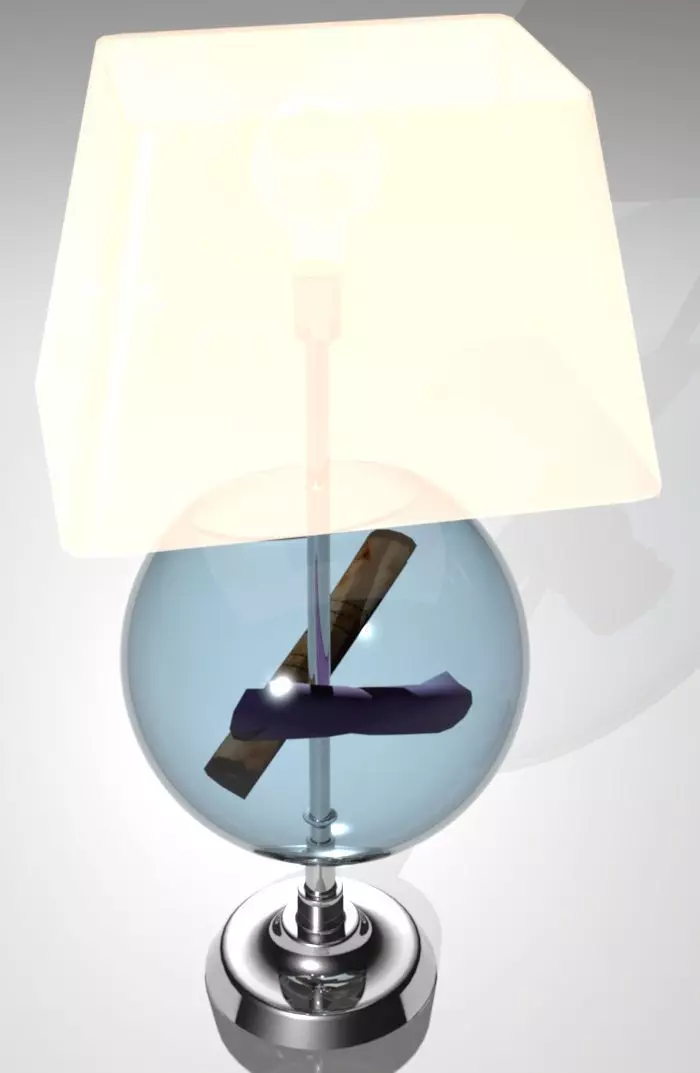 Secrets Lamp 3D model_0