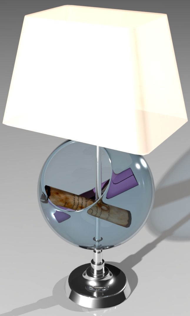 Secrets Lamp 3D model_1