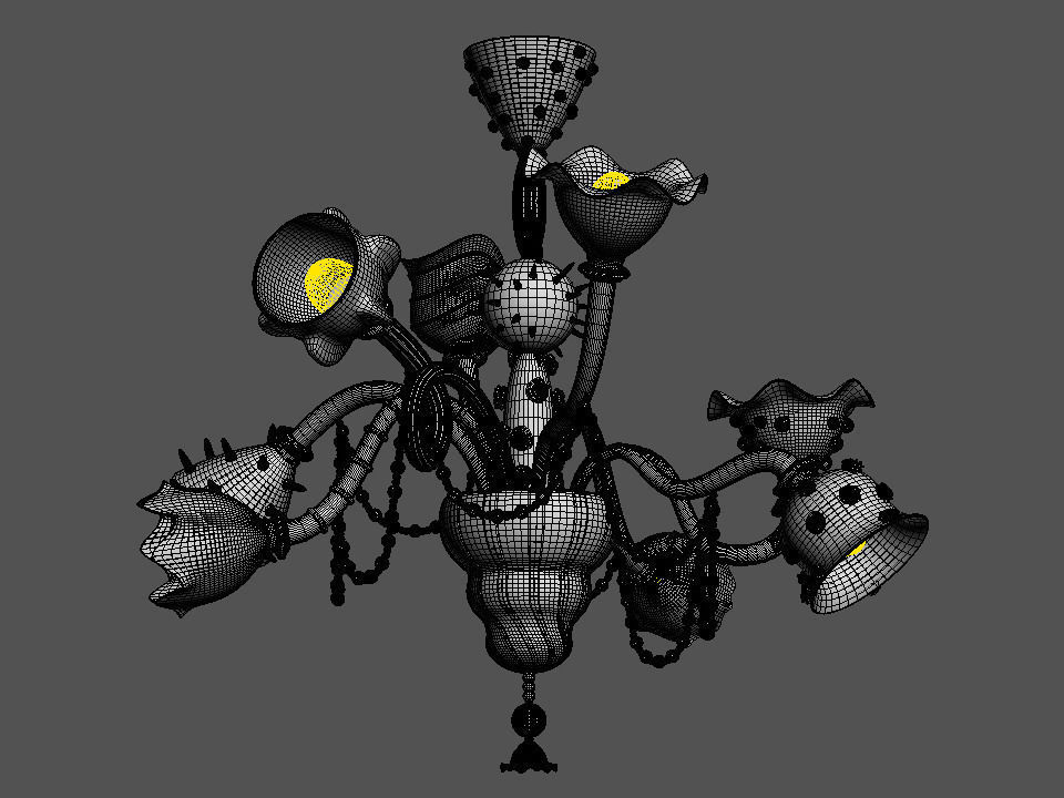 DeMajo Organioptical K8 chandelier 3D model_1