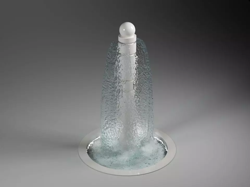 Mini Fountain 3D model_0