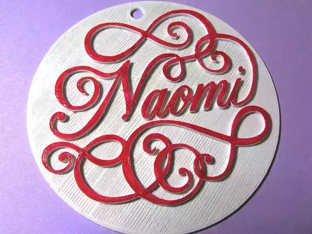 Naomi nameplate