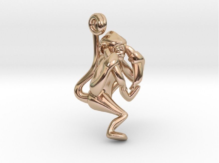 3D-Monkeys 004 3D print model_2