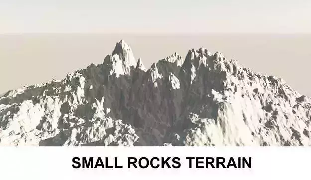 3d Terrain Small Rocks