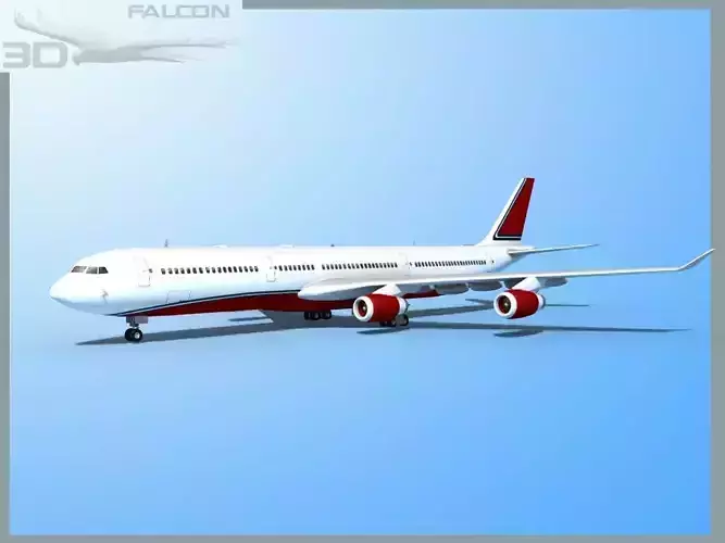 Falcon3D A340-600 Corporate 2 3D model