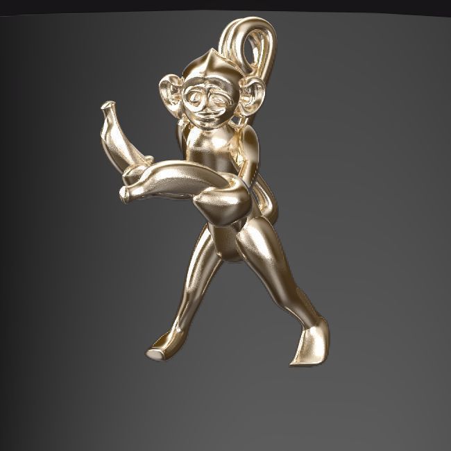 3D-Monkeys 041 3D print model_2