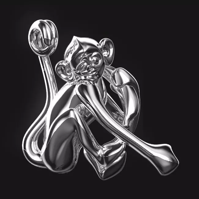 3D-Monkeys 049 3D print model_0