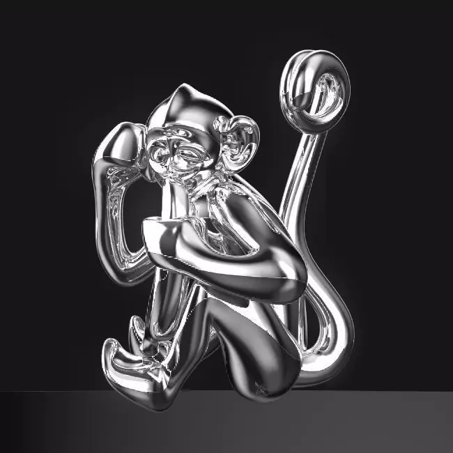 3D-Monkeys 050 3D print model_0