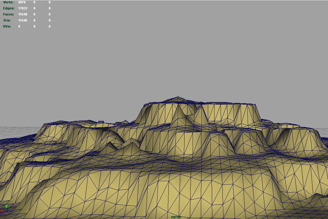 3d Terrain Stone Canyon 3D model_2
