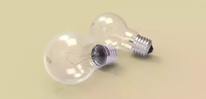 Lightbulb light bulb 3D model