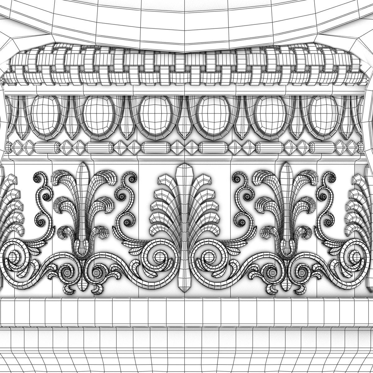 Ionic Column 001 3D model_7