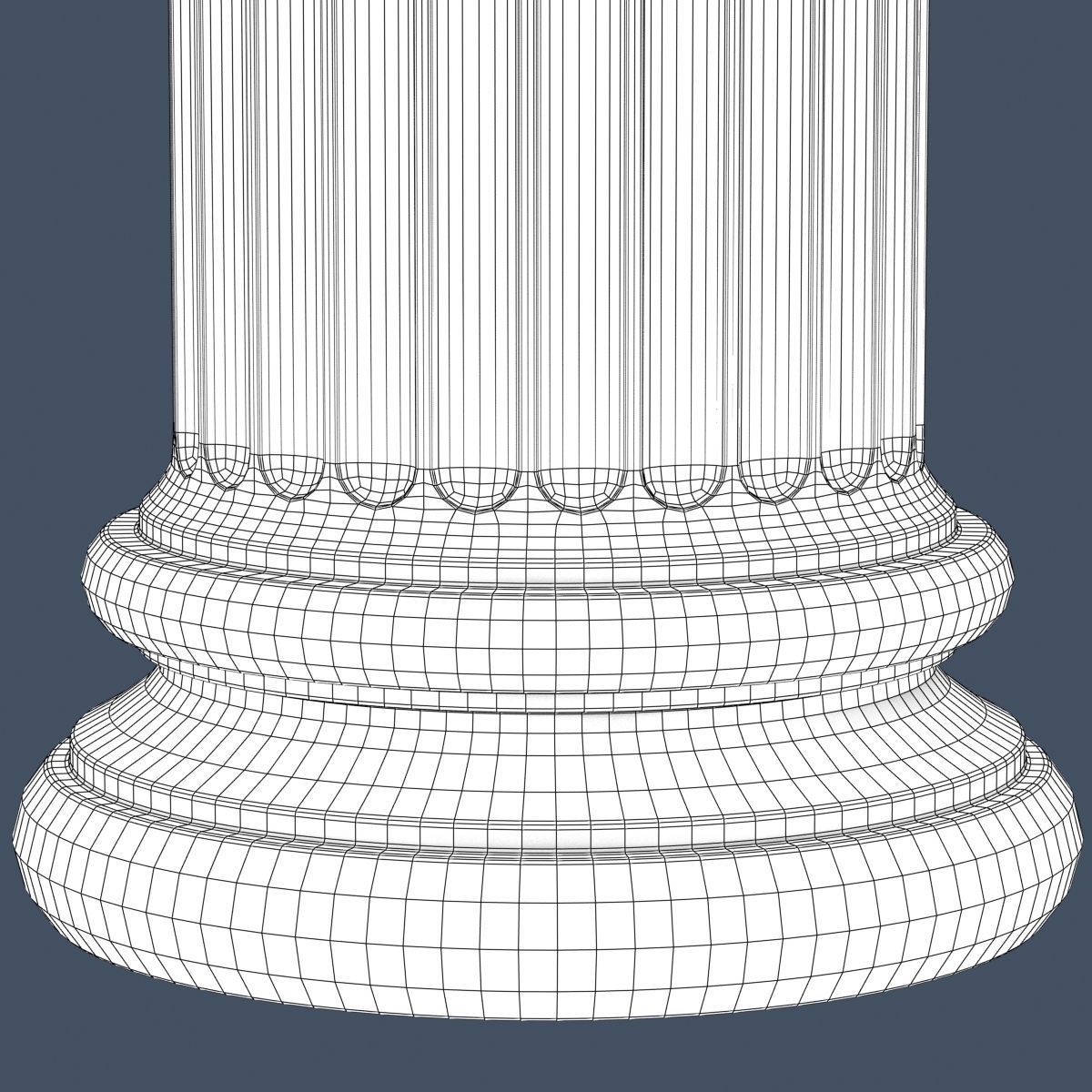 Ionic Column 001 3D model_9