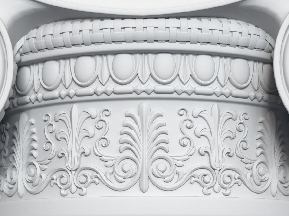 Ionic Column 001 3D model_2