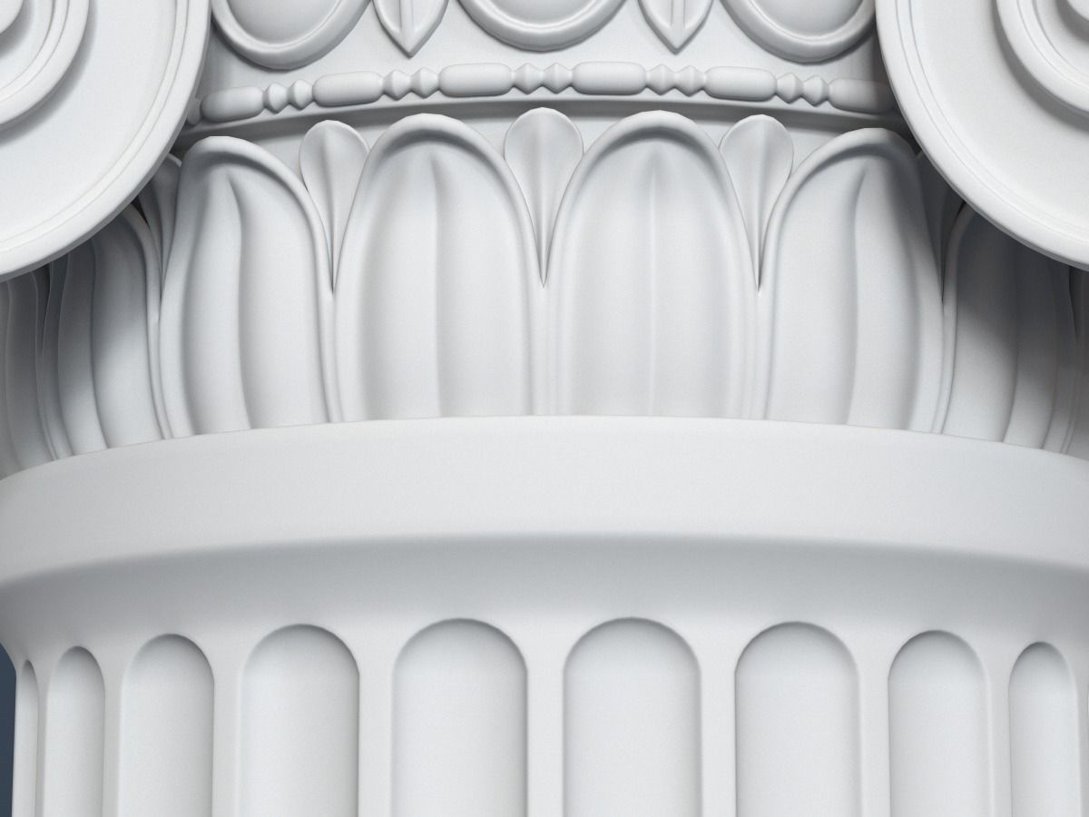 Ionic Column 004 3D model_1