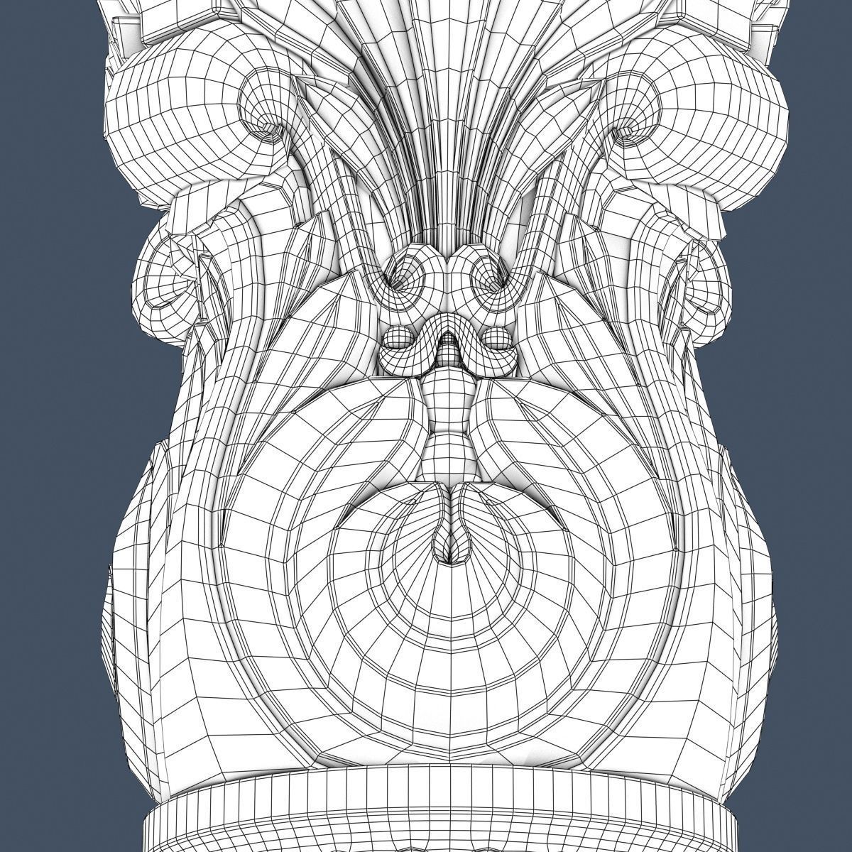 Corinthian Column 008 3D model_7