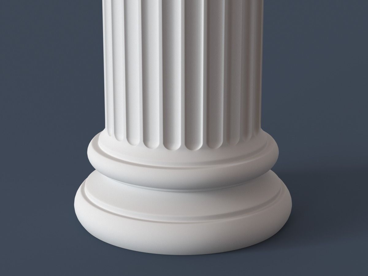 Corinthian Column 008 3D model_5