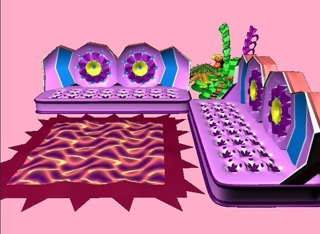 Sofa - Salon 3D model_3