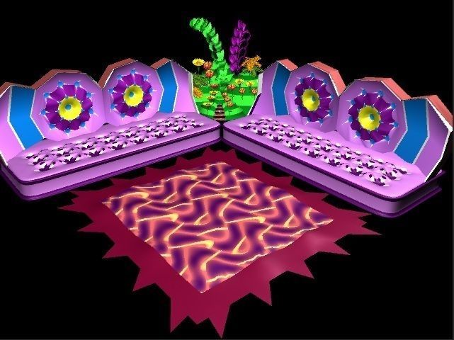 Sofa - Salon 3D model_2