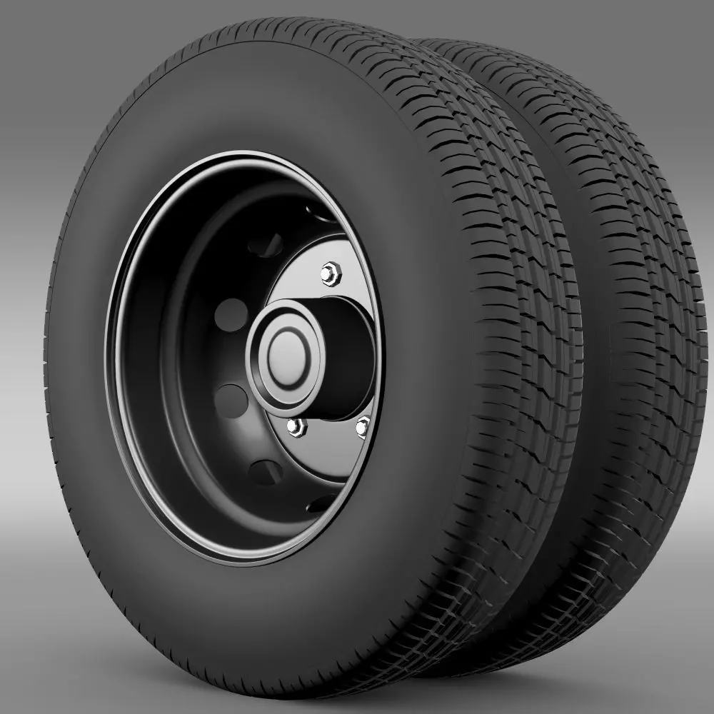Ashok Leyland wheel2 3D model_0