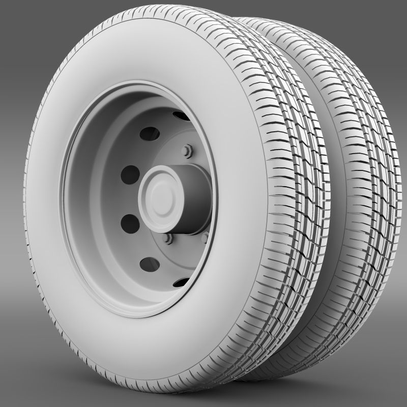 Ashok Leyland wheel2 3D model_8